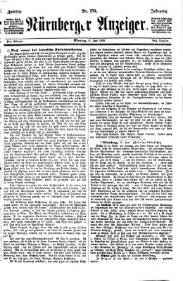 Nürnberger Anzeiger Montag 21. Juni 1869