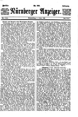 Nürnberger Anzeiger Donnerstag 21. Oktober 1869