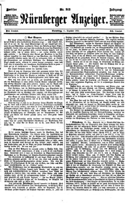 Nürnberger Anzeiger Samstag 11. Dezember 1869