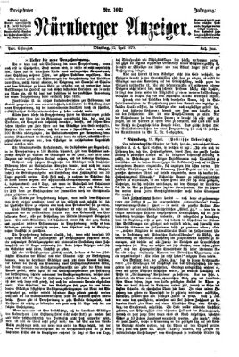 Nürnberger Anzeiger Dienstag 12. April 1870