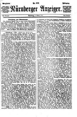 Nürnberger Anzeiger Samstag 8. Oktober 1870