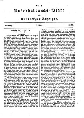Nürnberger Anzeiger Sonntag 7. Februar 1869