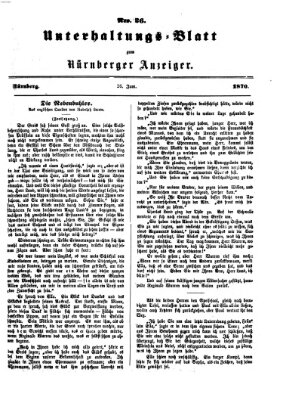 Nürnberger Anzeiger Sonntag 26. Juni 1870
