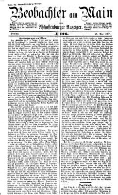 Beobachter am Main und Aschaffenburger Anzeiger Dienstag 28. Mai 1867