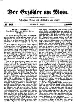 Der Erzähler am Main (Beobachter am Main und Aschaffenburger Anzeiger) Sonntag 8. August 1886