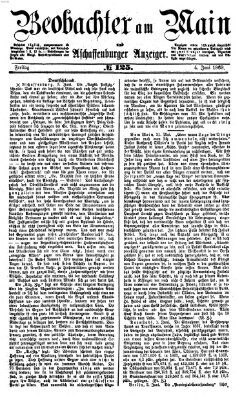 Beobachter am Main und Aschaffenburger Anzeiger Freitag 4. Juni 1869
