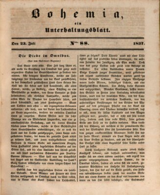 Bohemia Sonntag 23. Juli 1837