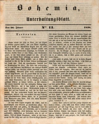 Bohemia Freitag 26. Januar 1838