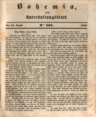 Bohemia Freitag 24. August 1838