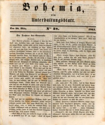 Bohemia Sonntag 28. März 1841
