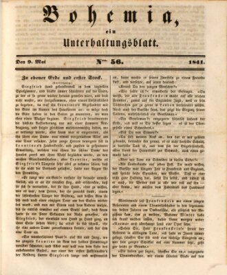 Bohemia Sonntag 9. Mai 1841