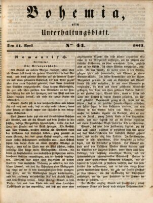 Bohemia Dienstag 11. April 1843