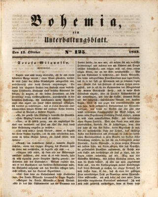 Bohemia Dienstag 17. Oktober 1843