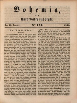 Bohemia Dienstag 23. Dezember 1845
