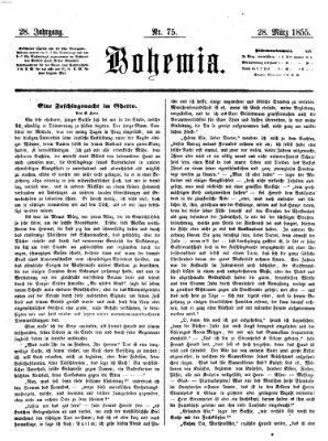 Bohemia Mittwoch 28. März 1855