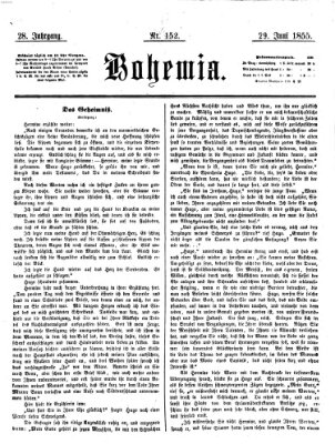 Bohemia Freitag 29. Juni 1855