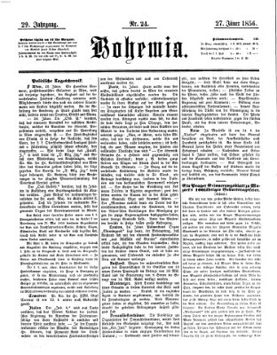 Bohemia Sonntag 27. Januar 1856