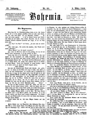 Bohemia Sonntag 9. März 1856