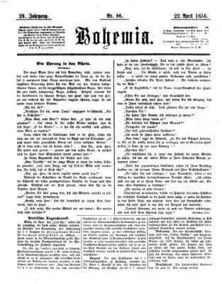 Bohemia Dienstag 22. April 1856