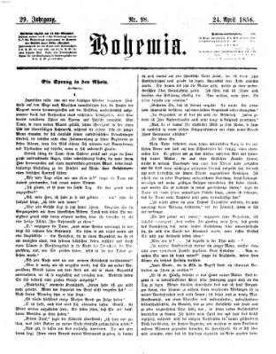 Bohemia Donnerstag 24. April 1856