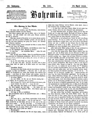 Bohemia Dienstag 29. April 1856