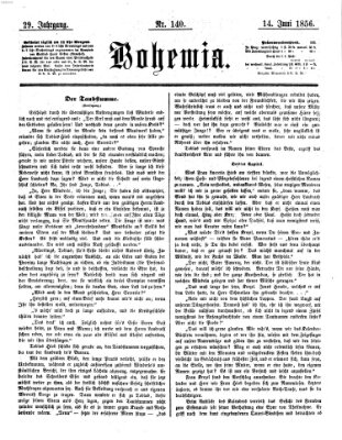 Bohemia Samstag 14. Juni 1856