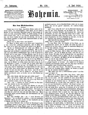 Bohemia Sonntag 6. Juli 1856