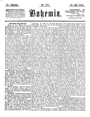 Bohemia Mittwoch 23. Juli 1856