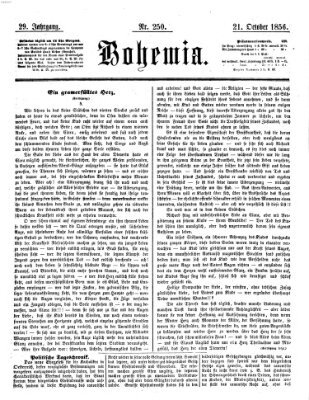 Bohemia Dienstag 21. Oktober 1856