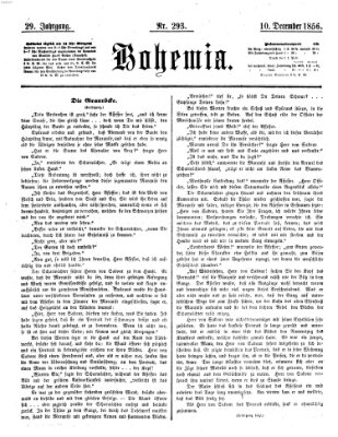 Bohemia Mittwoch 10. Dezember 1856