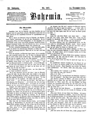 Bohemia Sonntag 14. Dezember 1856