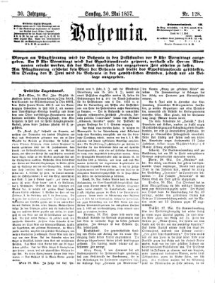 Bohemia Samstag 30. Mai 1857