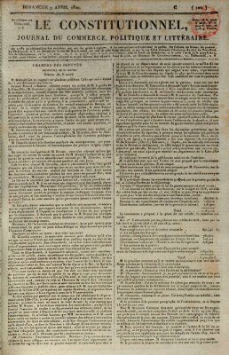 Le constitutionnel Sonntag 9. April 1820