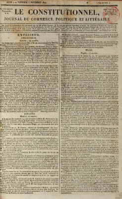 Le constitutionnel Donnerstag 2. November 1820