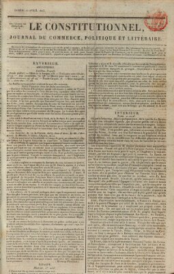 Le constitutionnel Samstag 12. April 1823