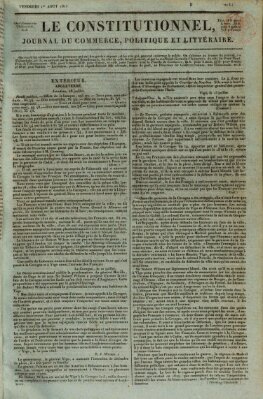 Le constitutionnel Freitag 1. August 1823
