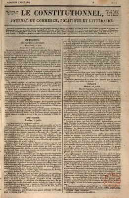 Le constitutionnel Mittwoch 4. August 1824