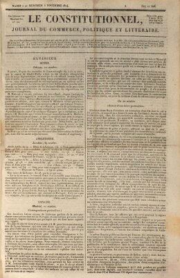 Le constitutionnel Mittwoch 3. November 1824