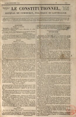 Le constitutionnel Montag 8. November 1824