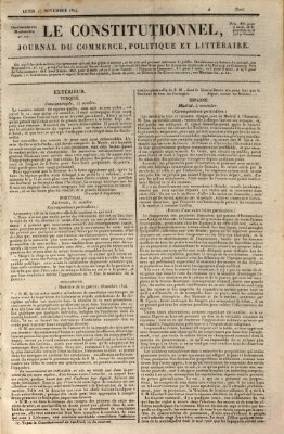 Le constitutionnel Montag 15. November 1824