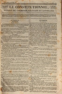 Le constitutionnel Sonntag 9. Januar 1825