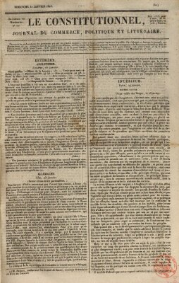 Le constitutionnel Sonntag 30. Januar 1825