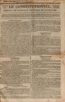 Le constitutionnel Samstag 30. April 1825