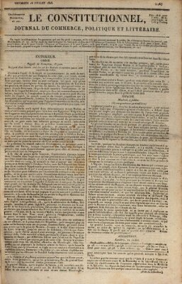 Le constitutionnel Freitag 15. Juli 1825