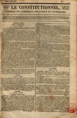 Le constitutionnel Montag 8. August 1825