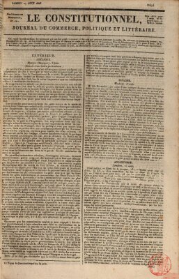 Le constitutionnel Samstag 27. August 1825