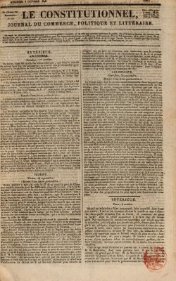 Le constitutionnel Mittwoch 5. Oktober 1825