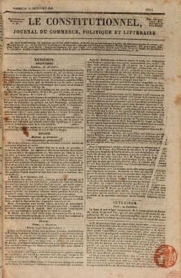 Le constitutionnel Freitag 30. Dezember 1825