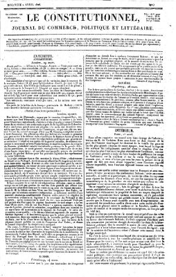 Le constitutionnel Sonntag 2. April 1826