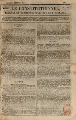 Le constitutionnel Mittwoch 13. September 1826